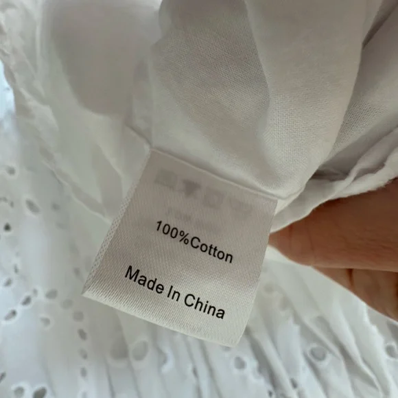 Tuckernuck White Eyelet Finley Flutter Sleeve Top - Picture 7 of 7